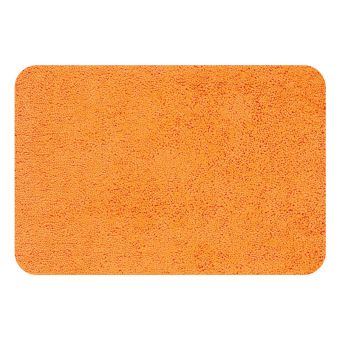 Badteppich Spirella Highland (superflauschig) - orange - 70 x 120 cm - Top-Produkte: Wäschekörbe, WC-Deckel, WC-Bürsten, Badezimmerteppiche & mehr - Top-Marken: Kleine Wolke, Wenko, Hansgrohe, Sanilo, Geberit, Laufen & Co. - Fehr Badshop Schweiz