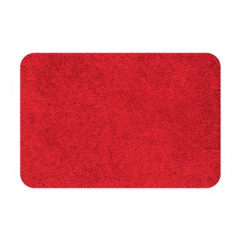 Badteppich Spirella Highland (superflauschig) - red - 60 x 90 cm - Fehr Badshop Schweiz