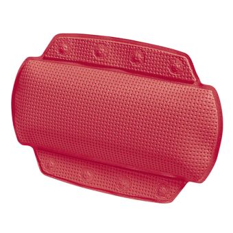 Nackenkissen Spirella Alaska - rot - 32 x 23 cm - Top-Produkte: Wäschekörbe, Duschvorhänge, WC-Deckel, Seifenspender, Duschbrausen, Badezimmerteppiche & mehr - Top-Marken: Spirella, Laufen, Diaqua, Grohe, Kleine Wolke & Co. - Fehr Badshop Schweiz