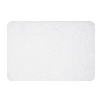 Badteppich Spirella Lamb Weiss 60x90 cm - superflauschig, rutschfest und weicher Hochflor für gemütliche Wohlfühlmomente im Badezimmer - Fehr Badshop Schweiz
