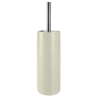 WC-Bürste Spirella Tube Ribbed - cement - Top-Produkte: Wäschekörbe, Duschvorhänge, WC-Deckel, Seifenspender, Duschbrausen, Badezimmerteppiche & mehr - Top-Marken: Spirella, Laufen, Diaqua, Grohe, Kleine Wolke & Co. - Fehr Badshop Schweiz