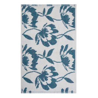 Badteppich Spirella Blossom - indigo - 50 x 80 cm