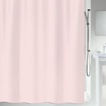 Spirella Duschvorhang Primo - light-rose - 180 x 200 cm - Top-Produkte: Wäschekörbe, Duschvorhänge, WC-Deckel, Seifenspender, Duschbrausen, Badteppiche & mehr - Top-Marken: Spirella, Laufen, Diaqua, Grohe, Geberit , Kleine Wolke & Co - Fehr Badshop