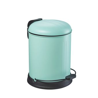 Treteimer Diaqua Slow-Down aus Metall - aqua - Top-Produkte: Wäschekörbe, WC-Deckel, WC-Besen, Duschvorhänge, Duschbrausen, Kosmetikspiegel & mehr - Top-Marken: Spirella, Sanilo, Wenko, Hansgrohe, Kleine Wolke, Geberit & Co. - Fehr Badshop Schweiz