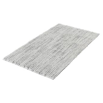 Badteppich Kleine Wolke Eco Living Sway - platin - 70 x 120 cm - Top-Produkte: Wäschekörbe, WC-Deckel, Duschvorhänge, Duschbrausen, Schminkspiegel & mehr - Marken: Spirella, Wenko, Sanilo, Hansgrohe, Geberit, Diaqua, Laufen & Co. - Fehr Badshop Schweiz