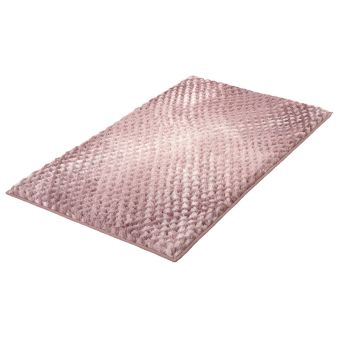 Badteppich Kleine Wolke Cory - old rose - 60 x 100 cm - Top-Produkte: Wäschekörbe, WC-Deckel, Duschvorhänge, Duschbrausen, Schminkspiegel & mehr - Marken: Spirella, Wenko, Sanilo, Hansgrohe, Geberit, Diaqua, Laufen & Co. - Fehr Badshop Schweiz