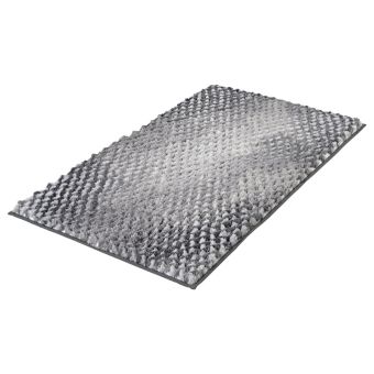 Badteppich Kleine Wolke Cory - anthrazit - 60 x 100 cm - Top-Produkte: Wäschekörbe, WC-Deckel, Duschvorhänge, Duschbrausen, Schminkspiegel & mehr - Marken: Spirella, Wenko, Sanilo, Hansgrohe, Geberit, Diaqua, Laufen & Co. - Fehr Badshop Schweiz