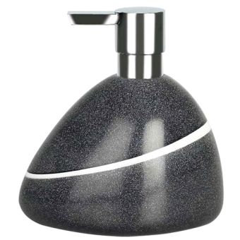 Seifenspender Spirella Etna - stone - Top-Produkte: Wäschekörbe, Duschvorhänge, WC-Deckel, Seifenspender, Duschbrausen & mehr - Top-Marken: Spirella, Laufen, Diaqua, Grohe & Co. - Fehr Badshop Schweiz