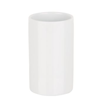 Mundspülbecher Spirella Tube - white - Top-Produkte: Wäschekörbe, Duschvorhänge, WC-Deckel, Seifenspender, Duschbrausen, Badezimmerteppiche & mehr - Top-Marken: Spirella, Laufen, Diaqua, Grohe, Geberit , Kleine Wolke & Co. - Fehr Badshop Schweiz