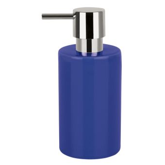 Seifenspender Spirella Tube - navy - Top-Produkte: Wäschekörbe, Duschvorhänge, WC-Deckel, Seifenspender, Duschbrausen, Badezimmerteppiche & mehr - Top-Marken: Spirella, Laufen, Diaqua, Grohe, Geberit , Kleine Wolke & Co. - Fehr Badshop Schweiz