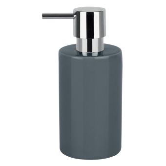 Seifenspender Spirella Tube - dark-grey - Top-Produkte: Wäschekörbe, Duschvorhänge, WC-Deckel, Seifenspender, Duschbrausen, Badezimmerteppiche & mehr - Top-Marken: Spirella, Laufen, Diaqua, Grohe, Geberit , Kleine Wolke & Co. - Fehr Badshop Schweiz