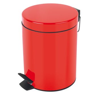 Treteimer Spirella Sydney - red - 3 Liter - Top-Produkte: Wäschekörbe, Duschvorhänge, WC-Deckel, Seifenspender, Duschbrausen, Badezimmerteppiche & mehr - Top-Marken: Spirella, Laufen, Diaqua, Grohe, Geberit , Kleine Wolke & Co - Fehr Badshop Schweiz