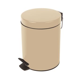 Treteimer Spirella Sydney - sand - 5 Liter - Top-Produkte: Wäschekörbe, Duschvorhänge, WC-Deckel, Seifenspender, Duschbrausen, Badezimmerteppiche & mehr - Top-Marken: Spirella, Laufen, Diaqua, Hansgrohe, Geberit , Kleine Wolke & Co. - Fehr Badshop Schweiz