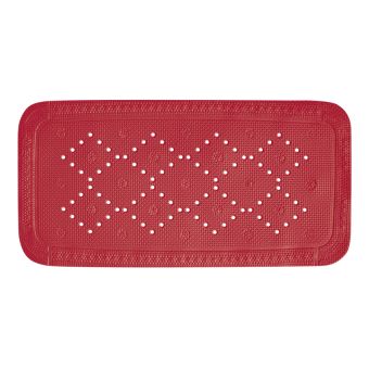 Badewanneneinlage Spirella Alaska - rot - 91 x 36 cm - Top-Produkte: Wäschekörbe, WC-Deckel, Duschbrausen, Duschvorhänge, Badteppiche, Kosmetikspiegel & mehr - Marken: Spirella, Wenko, Laufen, Geberit, Sanilo, Diaqua, Neoperl & Co. - Fehr Badshop Schweiz