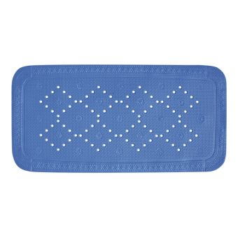 Badewanneneinlage Spirella Alaska - stahlblau - 91 x 36 cm - Produkte: Wäschekörbe, WC-Deckel, Duschbrausen, Duschvorhänge, WC-Bürsten, Badezimmerteppiche, Badmöbel & mehr - Marken: Spirella, Wenko, Laufen, Geberit, Grohe & Co - Fehr Badshop Schweiz