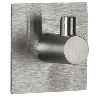 Klebehaken Spirella Meti-Round aus Edelstahl gebürstet - Top-Produkte: Wäschekörbe, Duschvorhänge, WC-Deckel, Seifenspender, Duschbrausen, Badezimmerteppiche & mehr - Top-Marken: Spirella, Laufen, Diaqua, Grohe, Kleine Wolke & Co. - Fehr Badshop Schweiz