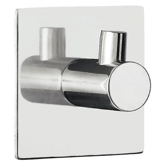 Klebehaken Spirella Meti-Square aus Edelstahl - Top-Produkte: Wäschekörbe, Duschvorhänge, WC-Deckel, Seifenspender, Duschbrausen, Badezimmerteppiche & mehr - Top-Marken: Spirella, Laufen, Diaqua, Grohe, Geberit , Kleine Wolke & Co. - Fehr Badshop Schweiz
