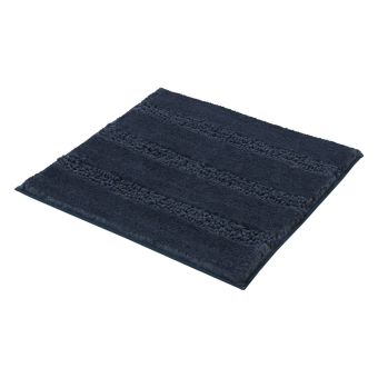 Badteppich Kleine Wolke Monrovia - navy - 60 x 60 cm - Top-Produkte: Wäschekörbe, WC-Deckel, WC-Bürsten, Duschvorhänge, Duschbrausen & mehr - Top-Marken: Spirella, Sanilo, Wenko, Hansgrohe, Geberit, Laufen, & Co. - Fehr Badshop Schweiz