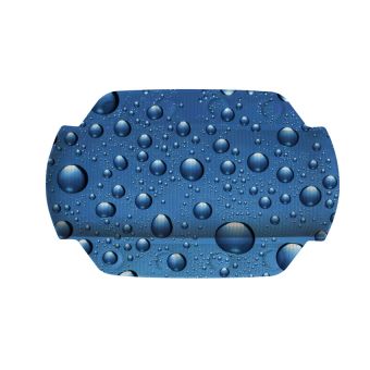 Nackenkissen Kleine Wolke Bubble - marineblau - 32 x 22 cm - Top-Produkte: Wäschekörbe, WC-Deckel, Duschvorhänge, Duschbrausen, Badezimmerteppiche & mehr - Marken: Spirella, Sanilo, Hansgrohe, Geberit, Diaqua, Laufen & Co. - Fehr Badshop Schweiz