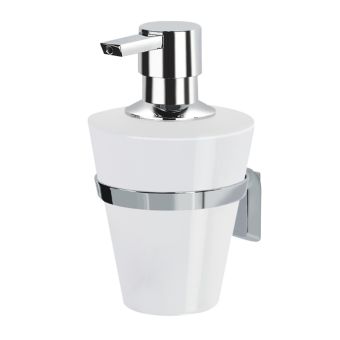 Seifenspender mit Halterung Spirella Max Light - Top-Produkte: Wäschekörbe, Duschvorhänge, WC-Deckel, Seifenspender, Duschbrausen, Badezimmerteppiche & mehr - Top-Marken: Spirella, Laufen, Diaqua, Grohe, Geberit , Kleine Wolke & Co. - Fehr Badshop Schweiz