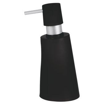 Seifenspender Spirella Move - black - Top-Produkte: Wäschekörbe, Duschvorhänge, WC-Deckel, Seifenspender, Duschbrausen, Badezimmerteppiche & mehr - Top-Marken: Spirella, Laufen, Diaqua, Hansgrohe, Geberit , Kleine Wolke & Co. - Fehr Badshop Schweiz