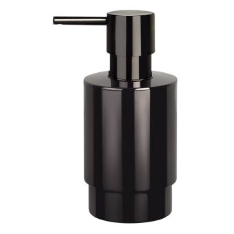 Seifenspender Spirella Nyo - titan black - Top-Produkte: Wäschekörbe, Duschvorhänge, WC-Deckel, Seifenspender, Duschbrausen, Badezimmerteppiche & mehr - Top-Marken: Spirella, Laufen, Diaqua, Hansgrohe, Geberit , Kleine Wolke & Co. - Fehr Badshop Schweiz