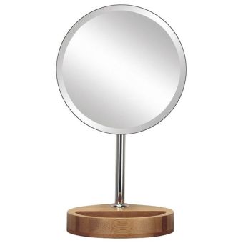 Kosmetikspiegel Kleine Wolke Timber Mirror aus Bambus - Top-Produkte: Wäschekörbe, Duschvorhänge, WC-Deckel, Seifenspender, Duschbrausen & mehr - Top-Marken: Spirella, Laufen, Diaqua & Co. - Fehr Badshop Schweiz