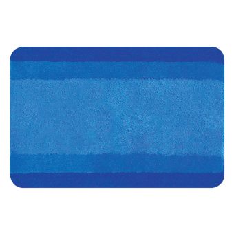Badteppich Spirella Balance - blue - 70 x 120 cm - Top-Produkte: Wäschekörbe, WC-Deckel, WC-Bürsten, Duschbrausen, Badezimmerteppiche & mehr - Top-Marken: Kleine Wolke, Sanilo, Wenko, Hansgrohe, Geberit, Laufen, Diaqua, Neoperl & Co - Fehr Badshop Schweiz