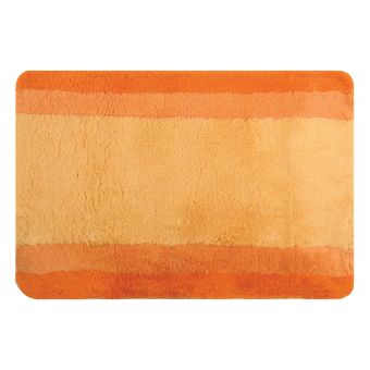 Badteppich Spirella Balance - orange - 70 x 120 cm - Top-Produkte: Wäschekörbe, WC-Deckel, Duschbrausen, Duschvorhänge, WC-Bürsten, Badezimmerteppiche, Badmöbel & mehr - Top-Marken: Spirella, Wenko, Laufen, Sanilo, Geberit, Grohe & Co - Fehr Badshop Schwe