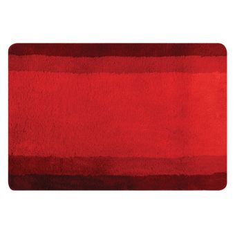 Badteppich Spirella Balance - red - 70 x 120 cm - Top-Produkte: Wäschekörbe, WC-Deckel, WC-Bürsten, Duschbrausen, Badteppiche & mehr - Top-Marken: Kleine Wolke, Wenko, Hansgrohe, Geberit, Laufen & Co. - Fehr Badshop Schweiz