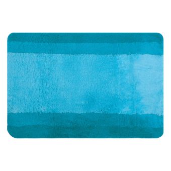 Badteppich Spirella Balance - turquoise - 70 x 120 cm - Top-Produkte: Wäschekörbe, WC-Deckel, WC-Bürsten, Duschbrausen, Badezimmerteppiche & mehr - Top-Marken: Kleine Wolke, Wenko, Hansgrohe, Sanilo, Geberit, Laufen & Co. - Fehr Badshop Schweiz