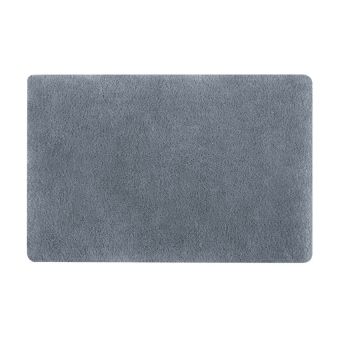 Badteppich Spirella Fino (superflauschig) - grey - 50 x 80 cm - Top-Produkte: Wäschekörbe, WC-Deckel, Badezimmerteppiche, Duschvorhänge, Duschbrausen, Badmöbel & mehr - Top-Marken: Kleine Wolke, Wenko, Geberit, Hansgrohe & Co - Fehr Badshop Schweiz