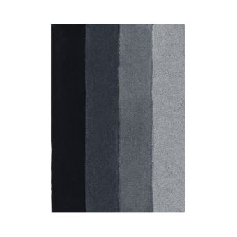 Badteppich Spirella Four - grey-black - 55 x 65 cm - Top-Produkte: Wäschekörbe, Duschvorhänge, WC-Deckel, Seifenspender, Duschbrausen, Badezimmerteppiche & mehr - Top-Marken: Spirella, Laufen, Diaqua, Grohe, Kleine Wolke & Co. - Fehr Badshop Schweiz