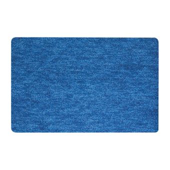 Flauschiger blauer Badteppich Spirella GOBI 60x90 cm – weiche, rutschfeste Badematte mit meliertem Flor für gemütliche Wohlfühlmomente im Badezimmer - Fehr Badshop Schweiz