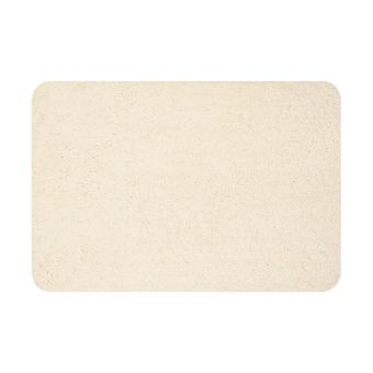 Badteppich Spirella Lamb Natur 60x90 cm - superflauschig, rutschfest und weicher Hochflor für gemütliche Wohlfühlmomente im Badezimmer - Fehr Badshop Schweiz