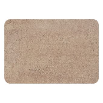 Badteppich Spirella Lamb Nougat 60x90 cm - superflauschig, rutschfest und weicher Hochflor für gemütliche Wohlfühlmomente im Badezimmer - Fehr Badshop Schweiz