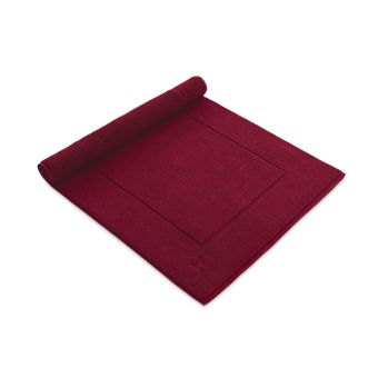 Badteppich Möve Basic - ruby - 60 x 130 cm - Top-Produkte: Wäschekörbe, WC-Deckel, WC-Bürsten, Badteppiche, Duschbrausen, Badmöbel & mehr - Top-Marken: Kleine Wolke, Wenko, Spirella, Sanilo, Geberit, Hansgrohe, Laufen & Co - Fehr Badshop Schweiz