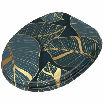 WC-Sitz Sanilo Monstera mit Absenkautomatik - Top-Produkte: Wäschekörbe, WC-Deckel, Duschvorhänge, Duschbrausen, Badezimmerteppiche & mehr - Marken: Spirella, Kleine Wolke, Grohe, Geberit, Diaqua, Laufen & Co. - Fehr Badshop Schweiz - Jetz bestellen!