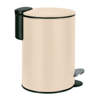 Treteimer Kleine Wolke Silence - sandbeige matt - 3 Liter - Top-Produkte: Wäschekörbe, WC-Deckel, Duschbrausen, Badezimmerteppiche, Kosmetikspiegel & mehr - Top-Marken: Spirella, Sanilo, Wenko, Hansgrohe, Geberit, Diaqua, Laufen & Co. - Fehr Badshop Schwe