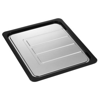 Mobiler Tropfteil Franke für Spültisch, aus Edelstahl, 333 mm x 417 mm x 22 mm - Top-Produkte: Wäschekörbe, Duschvorhänge, WC-Deckel, Seifenspender, Duschbrausen & mehr - Top-Marken: Spirella, Laufen, Diaqua, Grohe & Co. - Fehr Badshop Schweiz