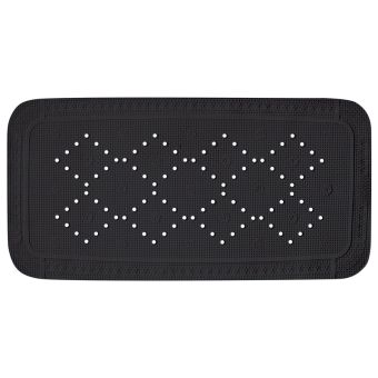 Spirella Badewanneneinlage Alaska schwarz 91 × 36 cm - rutschfest durch starke Saugnäpfe - Fehr Badshop Schweiz