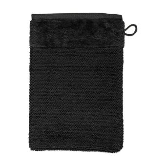 Waschhandschuh Möve Bamboo Luxe - black - 15 x 20 cm - Top-Produkte: Wäschekörbe, WC-Deckel, WC-Bürsten, Badezimmerteppiche, Duschbrausen & mehr - Top-Marken: Kleine Wolke, Spirella, Wenko, Hansgrohe, Sanilo, Laufen & Co. - Fehr Badshop Schweiz