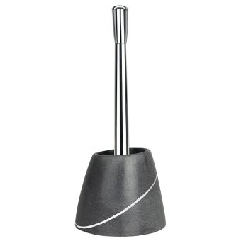 WC-Bürste Spirella Etna dunkelgrau Steinoptik - Fehr Badshop Schweiz