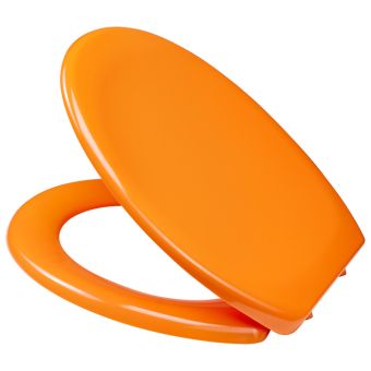 WC-Sitz Diaqua Barbana aus Duroplast mit Absenkautomatik - orange - Top-Produkte: Wäschekörbe, WC-Deckel, WC-Bürsten, Duschbrausen & mehr - Top-Marken: Spirella, Sanilo, Wenko, Hansgrohe, Kleine Wolke, Geberit, Laufen & Co. - Fehr Badshop Schweiz