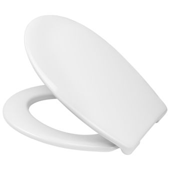 WC-Sitz Diaqua Laval aus Duroplast, weiss, mit Absenkautomatik - Top-Produkte: Wäschekörbe, Duschvorhänge, WC-Deckel, Seifenspender, Duschbrausen, Badteppiche & mehr - Top-Marken: Spirella, Laufen, Diaqua, Grohe, Kleine Wolke & Co. - Fehr Badshop Schweiz