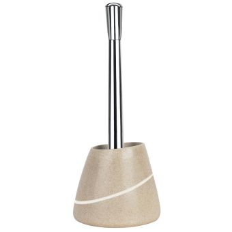 WC-Bürste Spirella Etna sand Steinoptik 38 cm - Fehr Badshop Schweiz