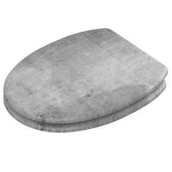 WC-Sitz Sanilo Beton mit Absenkautomatik und Easy-Cleaning-Funktion - Fehr Badshop Schweiz - Jetzt bestellen!