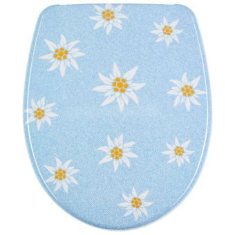 WC-Sitz DIAQUA Nice Edelweiss mit Absenkautomatik - Top-Produkte: Wäschekörbe, WC-Deckel, Duschvorhänge, Duschbrausen, Badezimmerteppiche & mehr - Marken: Spirella, Kleine Wolke, Grohe, Geberit, Laufen & Co. - Fehr Badshop Schweiz - Jetzt bestellen!