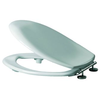 WC-Sitz Haro Sanimed 59 aus Duroplast, weiss - Top-Produkte: Wäschekörbe, Duschvorhänge, WC-Deckel, Seifenspender, Duschbrausen, Badezimmerteppiche & mehr - Top-Marken: Spirella, Laufen, Diaqua, Grohe, Geberit , Kleine Wolke & Co. - Fehr Badshop Schweiz