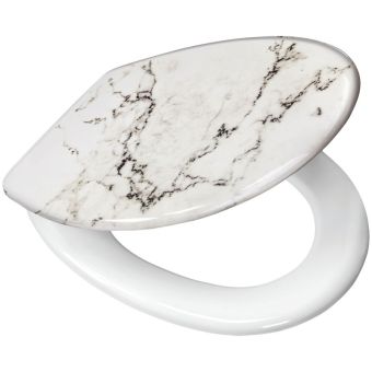 WC-Sitz Kleine Wolke Marble aus Duroplast, mit Absenkautomatik